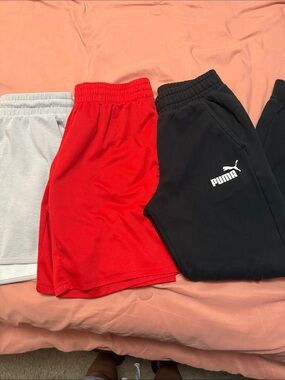 Men bundle of shorts and pants